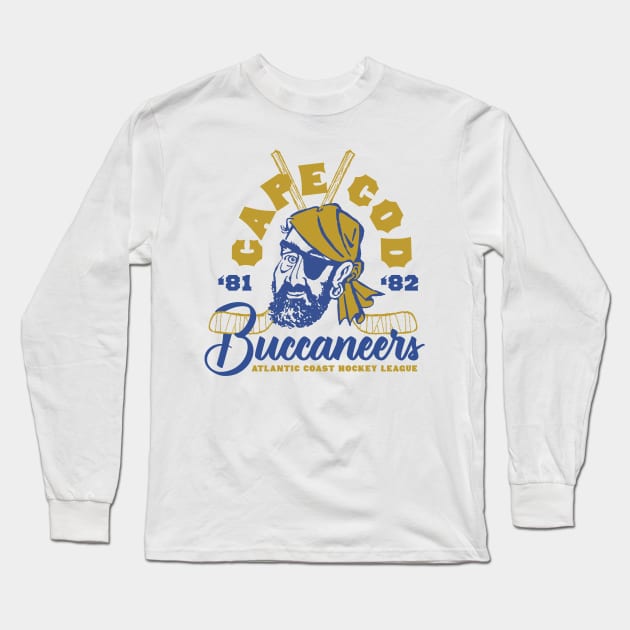 Cape Cod Buccaneers Long Sleeve T-Shirt by MindsparkCreative